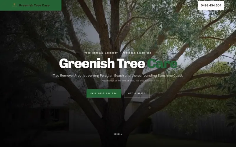 Demo site for Greenish Tree Care