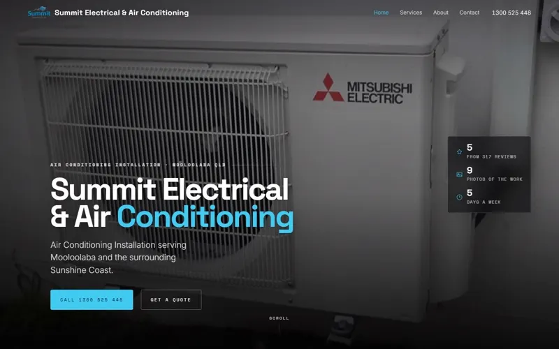 Demo site for Summit Electrical & Air